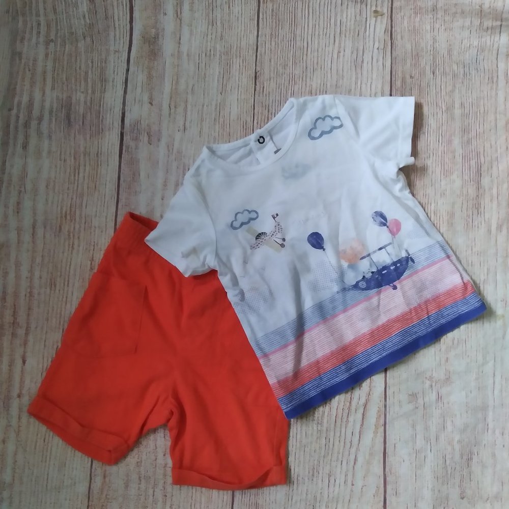 Catimini shorts 2 piece sz 12m